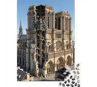 Notre-Dame De Paris 1000 Piece Jigsaw As A Gift Mental Relaxation Birthday Present for Mum Senior Leisure Enthusiasts 52x38cm/1000pcs