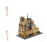 Notre-Dame de Paris Building Model Set for Adults, Detailed Gothic Cathedral Landmark Collectible, Architecture Hobby Display Ornament, 4383-Piece Advanced Construction Kit