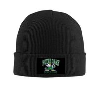 Notre Dame Fighting Irish ND Teams Logo Flex Winter Warm Knit Beanie Cap Ash Black, Schwarz, Einheitsgröße Festival Gift