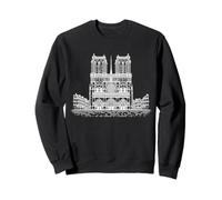 Notre Dame Line Art Paris Sweatshirt
