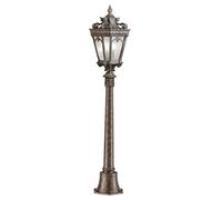 Elstead Lighting Elstead Tournai Single Light Medium Pillar Made of Die Cast Aluminium in Londonderry Finish (Outdoor)