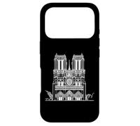 Notre-Dame Paris Cathedral Line Art Drawing Case for iPhone 17 Pro