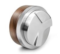 NOTSEK Coffee Distributor 54mm, Walnut Coffee Distribution Tool fit 54mm Portafilter, Height Adjustable Coffee Leveler for Barista Accessories