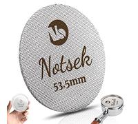 NOTSEK Puck Screen 54mm, Espresso Puck Screen for 54mm Portafilter, with Acrylic Storage Box, Resuable 1.7mm Thickness 150μm, 316L Stainless Steel, Coffee Filter Screen, Lower Shower Screen