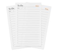 Notsu 50 Pack 3" x 5" Grid Index Cards & to-Do List | 50 Vertical Task Planning Cards