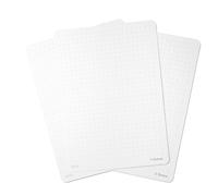 Notsu Dot Grid Index Cards 5x7 inch, 40 ct | Thick Foldable Dotted Note Cards w/Rounded Corners | Premium Heavy Duty Paper 350 gsm