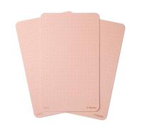 Notsu Dotted Colored Note Cards 3x5 inch, 40 ct | Orange Bullet Dot Grid Vertical Color Index Cards with Rounded Corners, Premium Thick Paper 350 gsm