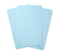 Notsu Dotted Colored Note Cards with Rounded Corners 3x5 inch, 40 ct