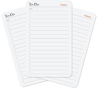 Notsu To Do List Grid Index Cards 3x5 | 40 Task Planner Foldable Vertical Notecards with Rounded Corners