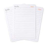 Notsu To Do List Grid Index Cards 4x6 | 40 Task Planner Foldable Vertical Notecards with Rounded Corners