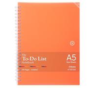 Notsu To Do List Notebook | Minimalist Planner with To-Do Checklist, Dot Grid, Notes sections. 100 Undated Pages, Thick Paper 120 gsm, A5 Size 5.8" x 8.3", Clear