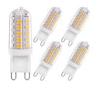 Nottac G9 LED Light Bulbs, Dimmable 3.5W 320LM 2700K Warm White 28W Capsule Bulbs, Halogen Bulb Replacement, Flicker Free Energy Saving, for Home Lighting Decor 5 Pack