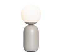 Nordlux Notti Indoor Living Dining Bedroom Metal Table Lamp In Grey (Diam) 15Cm