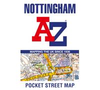 Nottingham A-Z Pocket Street Map