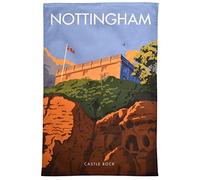 Nottingham Castle Rock Tea Towel