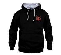 Nottingham For 1960-1970s Retro Football Hoodie Embroidered Logo Size L Black