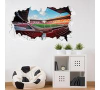 Nottingham Forest FC - Stadium Corner Broken Wall Sticker (60cm Width x 35cm Height)