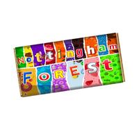 Nottingham Forest Football Club Chocolate Bar Wrapper Novelty Gift Present For Sports Birthday Xmas CH-92031 (with chocolate bar (100g))