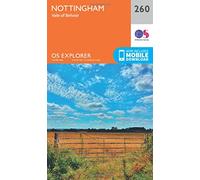 Explorer 260 Nottingham Map With Digital Version, Orange One Size