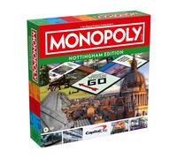Winning Moves Nottingham Monopoly Board Game, Advance around the board and trade your way to success, gift for ages 8 plus