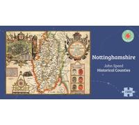 Nottinghamshire Historical 1610 Map 1000 Piece Puzzle