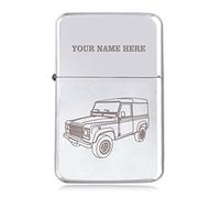 Notts Laser Landy Design - Personalised STAR Windproof Petrol Lighter