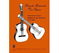 Notturno a-Moll op. 128/2 Ferdinando Carulli Score 2 Guitars Musikverlag Zimmerm
