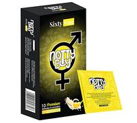 NottyBoy Extra Thin Banana Flavoured | Sweet Fruity Flavours Fun | Safe for Oral | Playful and Enjoyable | Smooth Lubricated Condoms For Men - Pack of 10