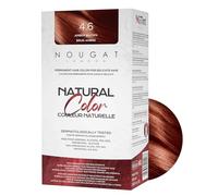 NOUGAT London Amber Brown Natural Permanent Hair Dye Kit,Dermatologically Tested, Ammonia & Alcohol Free, 100% Grey Coverage, Hair Mask & Essence included, Long Lasting