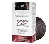 NOUGAT London Dark Chestnut Natural Permanent Hair Dye Kit,Dermatologically Tested, Ammonia & Alcohol Free, 100% Grey Coverage, Hair Mask & Essence included, Long Lasting