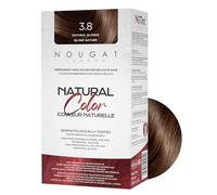 NOUGAT London Permanent Hair Colour Natural Blonde 100% Grey Coverage At-Home Colour Kit Gentle Botanical Formula with Hair Mask & Repair Essence 170ml