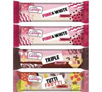 Nougat Lovers Gift Set - 4 x 130g Bars | 2 x Pink & White, 1 x Triple, 1 x Tutti Frutti | Delicious Assorted Nougat Bars
