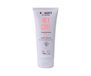 Noughty 97% Natural Hey Curl Scrunching Jelly Hydrating Frizz Control Formula for Curly and Wavy Hair with Sea Kelp and Irish Moss Sulphate Free Vegan Haircare 200ml
