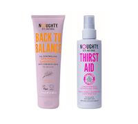 Noughty Back to Balance Shampoo & Conditioning Spray Duo - Lightweight Purifying Cleanse & Hydrating Detangler for Everyday Fresh, Healthy-Feeling Hair