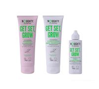 Noughty Get Set, Grow Hair Thickening Bundle - 97% Natural Shampoo, Conditioner & Scalp Tonic for Fuller-Looking Hair & Optimised Scalp Health