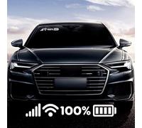 Nouiroy Signal WiFi Full Battery Sign Funny Electric Stickers for Car, Car Window Stickers Unique Vehicle Decals Styling Decorative Auto Rear Window Decal Electric Car Mirror Home Decoration, White