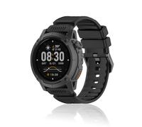 NOUKAJU Band for COROS NOMAD, SmartWatch Replacement Band,Soft Silicone Strap,Watch Accessories,Replacement Strap for COROS NOMAD Smart Watch(Black)