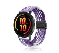 NOUKAJU Band for Garmin Bounce 2, Breathable Braided Wristbands,Nylon Braided Band,Adjustable Wristband,Women Men,Replacement Strap for Garmin Bounce 2 SmartWatch(Grape-Purple)