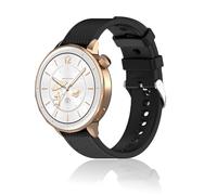 NOUKAJU Band for OnePlus Watch 3 43mm, SmartWatch Replacement Band,Soft Silicone Strap,Accessories,Replacement Strap for OnePlus Watch 3 43mm(Black)