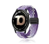NOUKAJU Band for Oneplus Watch Lite, Breathable Braided Wristbands,Adjustable Wristband,Nylon Braided Band,Women Men,Replacement Strap for Oneplus Watch Lite SmartWatch(Grape-Purple)