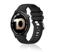 NOUKAJU Band for Oneplus Watch Lite, Smart Watch Replacement Band,Soft Silicone Strap,SmartWatch Accessories,Replacement Strap for Oneplus Watch Lite SmartWatch(Black)