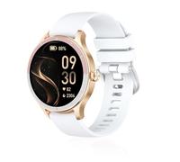 NOUKAJU Band for TOOBUR/Fitpolo DR06, SmartWatch Replacement Band,Soft Silicone Strap,SmartWatch Accessories,Replacement Strap for TOOBUR DR06(White)