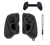 NOUKAJU Case Cover for Razer Kishi Ultra Gaming Controller, Silicone Grip Case Cover,Silicone Handle Case with Lanyard,Silicone case,Anti-Drop, Anti-Scratch,Shockproof(Black)