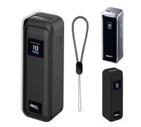 NOUKAJU Case for Anker Prime Power Bank(20,100mAh), Silicone Protective Cover,Drop-Proof,Scratch-Proof,Shock-Proof,Protective Case for Anker Prime 20,100mAh Power Bank 220W(Black)