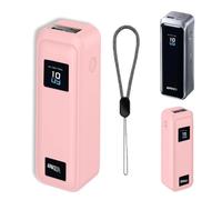 NOUKAJU Case for Anker Prime Power Bank(20,100mAh), Silicone Protective Cover,Drop-Proof,Scratch-Proof,Shock-Proof,Protective Case for Anker Prime 20,100mAh Power Bank 220W(Pink)