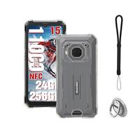 NOUKAJU Case for Blackview BV6200 Plus, TPU Clear Protective Case,Stand Function,Adjustable Bracket,Protective Cover for Blackview BV6200Plus(Clear)
