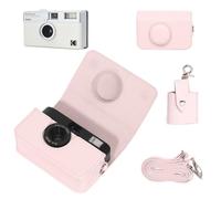 NOUKAJU Case for KODAK EKTAR H35, Camera Protective Cover with Shoulder Strap + 135specification film Storage Box,Drop-Proof,Protective Case for KODAK EKTAR H35/Kodak Ultra F9 Film Camera(Pink)