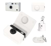 NOUKAJU Case for KODAK EKTAR H35, Camera Protective Cover with Shoulder Strap + 135specification film Storage Box,Drop-Proof,Protective Case for KODAK EKTAR H35/Kodak Ultra F9 Film Camera(White)