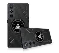 NOUKAJU Case for REDMAGIC 10 Air, Magnetic Cooling Phone Cover,Anti-Drop,Friction-Resistant,Comprehensive Protection,Protective Case for Nubia Red Magic 10 Air(Black)