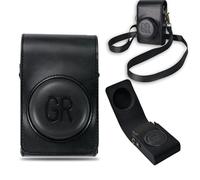 NOUKAJU Case for Ricoh GR IV, Camera Protective Cover with Shoulder Strap,Portable Travel Carrying Protective Storage Box,Storage Case for Ricoh GR IV Camera(Black)